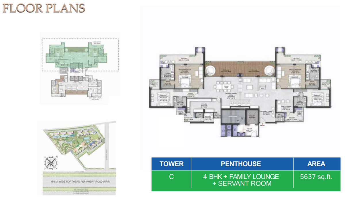 m3m-mansion-penthouses-floor-plans